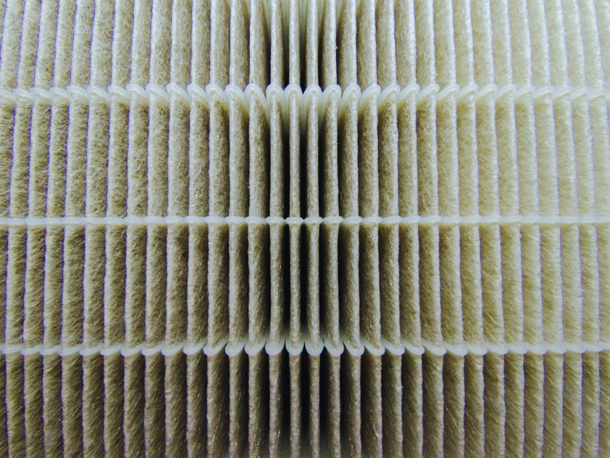 HEPA filter ready to remove mold 
